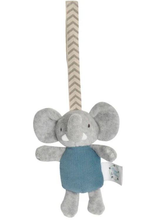 MEIYA Y ALVIN JUGUETE TEXTIL COLGANTE PARA COCHE MODELO ALVIN EL ELEFANTE - 3