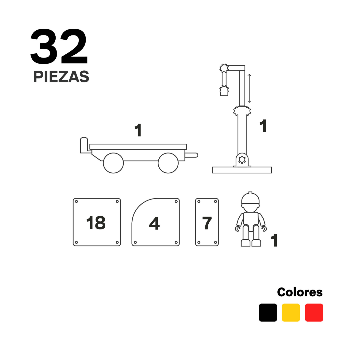 IMANIX SET MAGNÉTICO CONSTRUCTOR 32 PIEZAS - 3