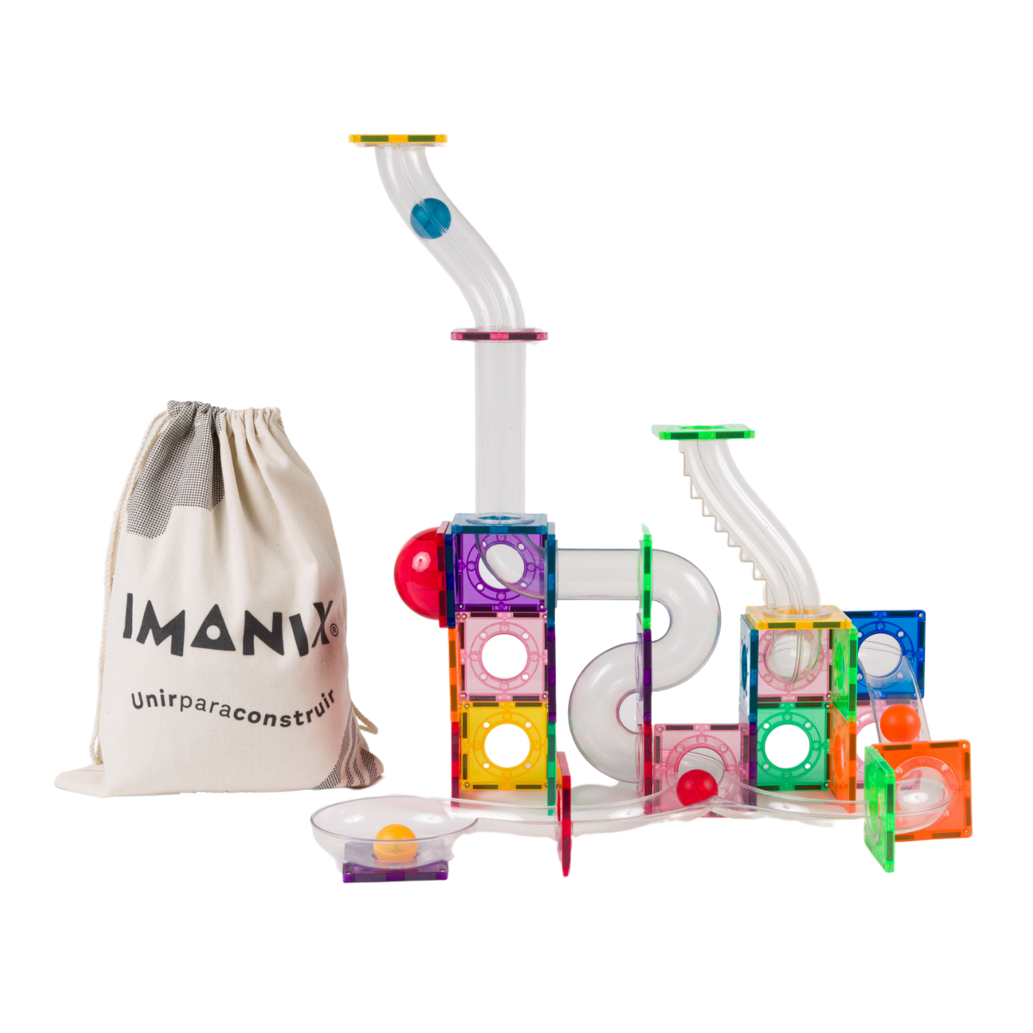 IMANIX SET MAGNÉTICO TOBOGÁN 70 PIEZAS IMANTADAS - 2