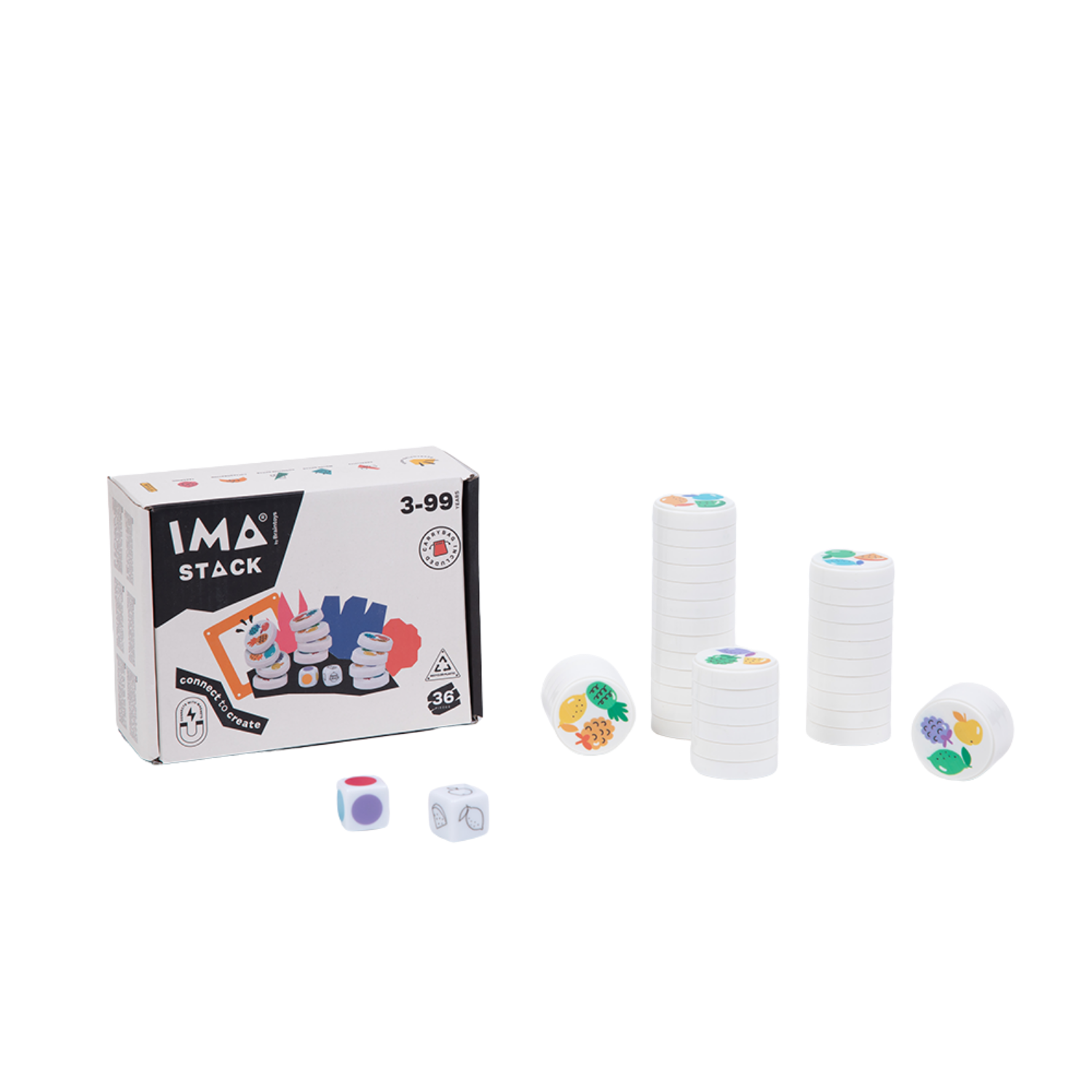 IMANIX JUEGO IMASTACK 36 PIEZAS IMANTADAS - 2