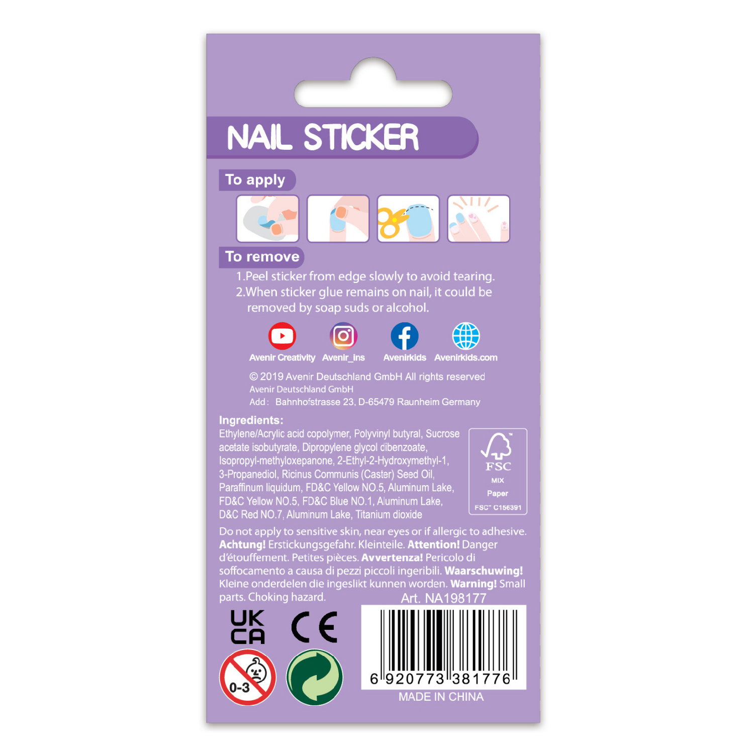 STICKERS TEMPORALES PARA UÑAS MODELO FLORES 38 PIEZAS - 3