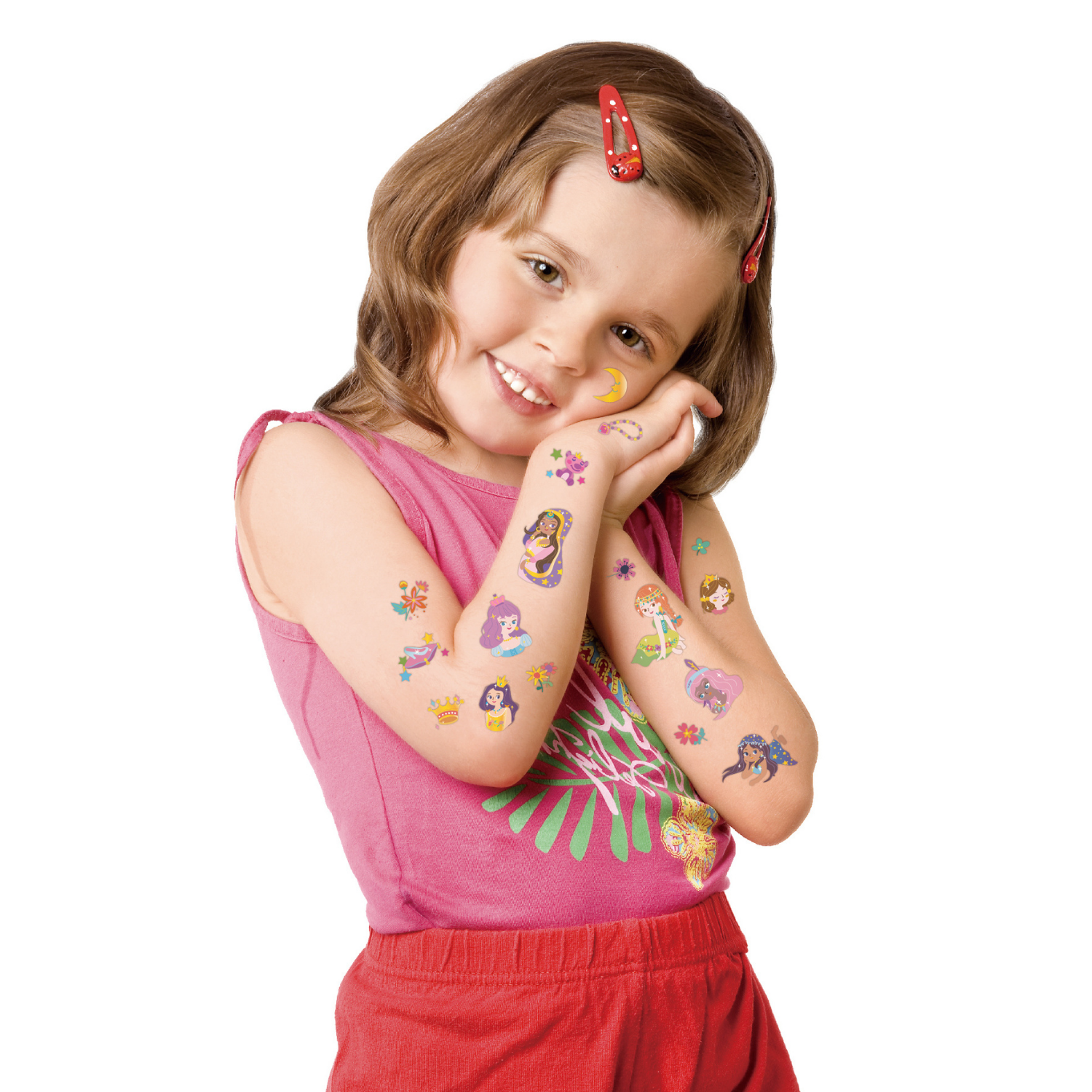 TATUAJES TEMPORALES MODELO PRINCESAS 50 PIEZAS - 3