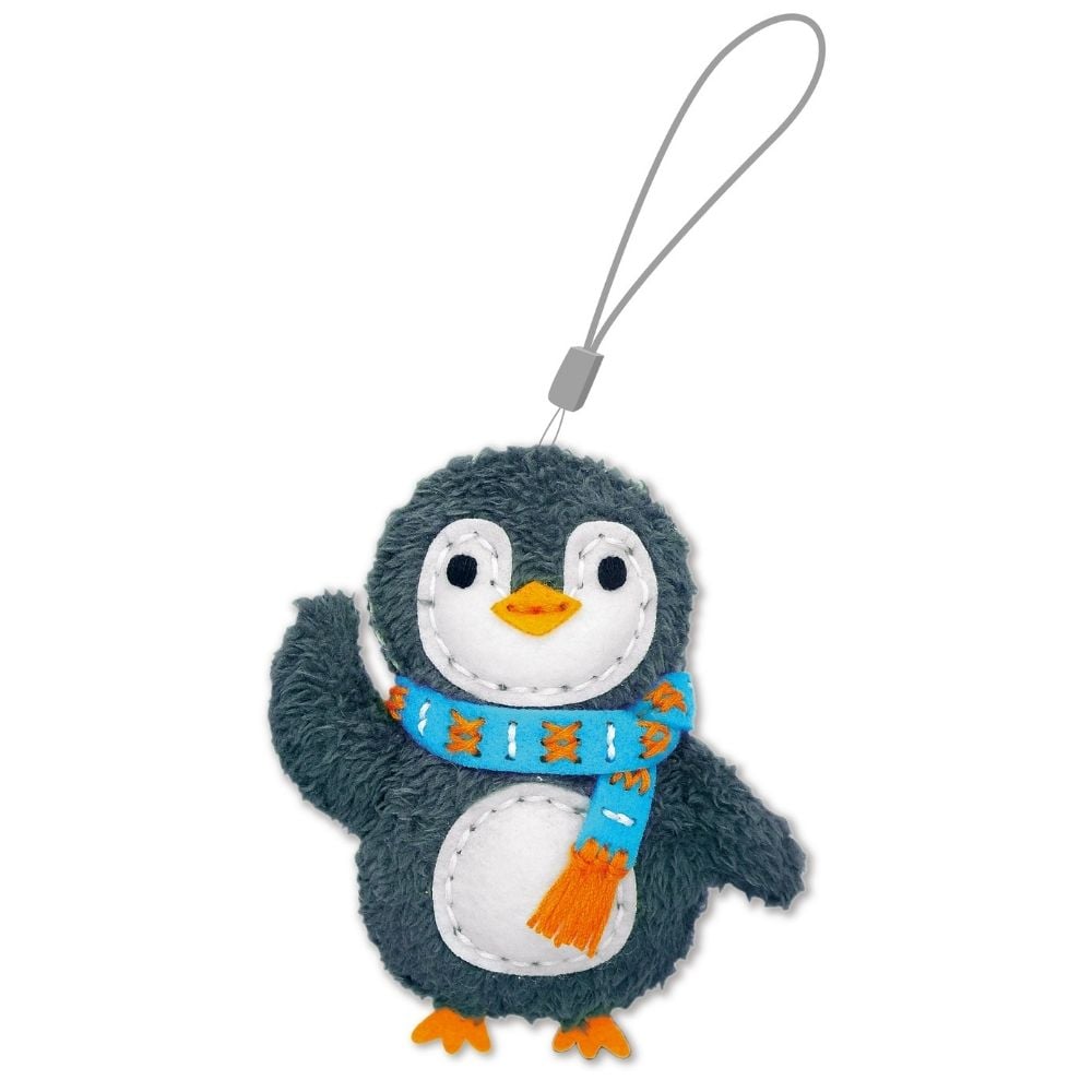 SET CREA Y COSE TU PROPIO LLAVERO MODELO PINGÜINO DIY - 2