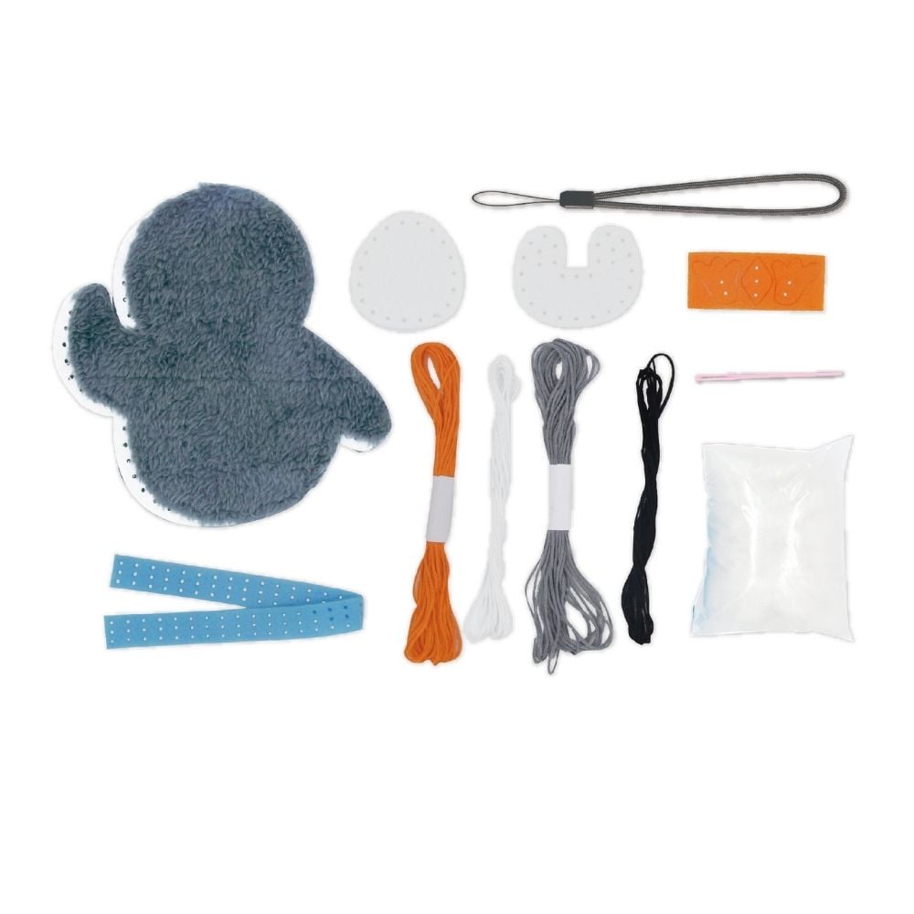 SET CREA Y COSE TU PROPIO LLAVERO MODELO PINGÜINO DIY - 3