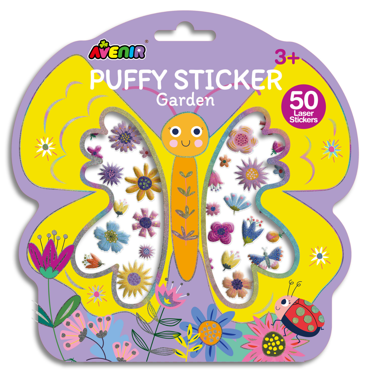 STICKERS PUFFY MODELO JARDÍN 50 PIEZAS - 1