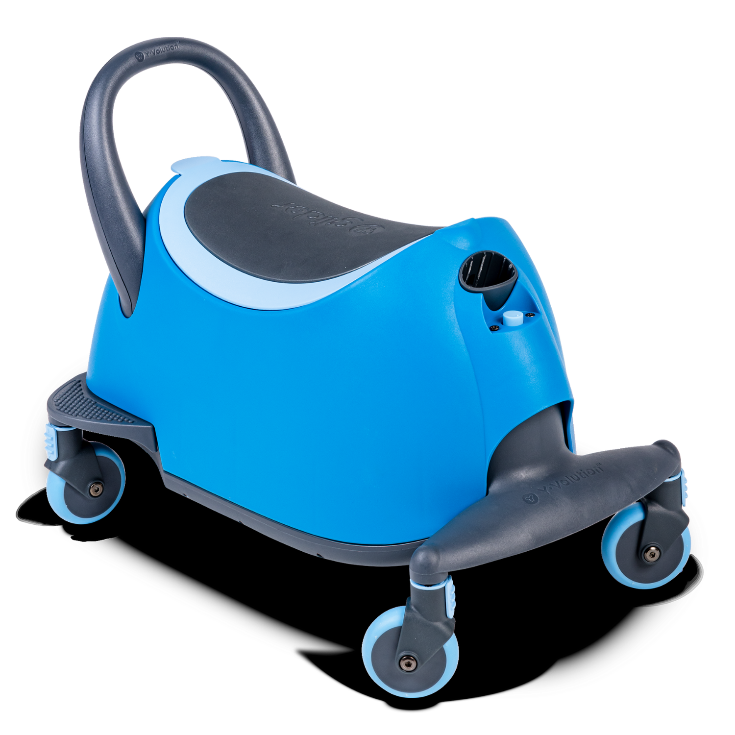 YVOLUTION CORREPASILLOS Y SCOOTER YGLIDER LUNA 3 EN 1 CON RUEDAS LED COLOR AZUL, 10 MESES A 10 AÑOS - 3