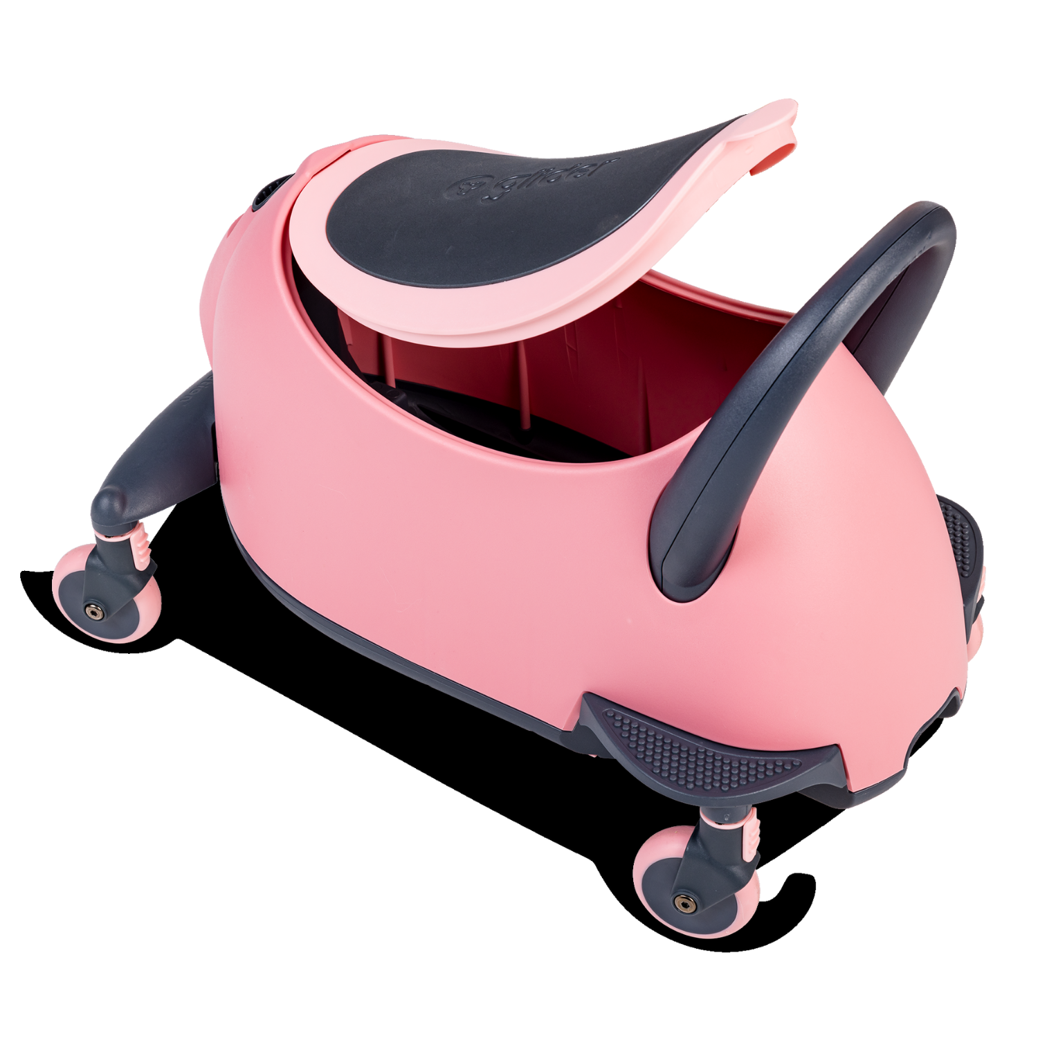 YVOLUTION CORREPASILLOS Y SCOOTER YGLIDER LUNA 3 EN 1 CON RUEDAS LED COLOR ROSA, 10 MESES A 10 AÑOS - 4