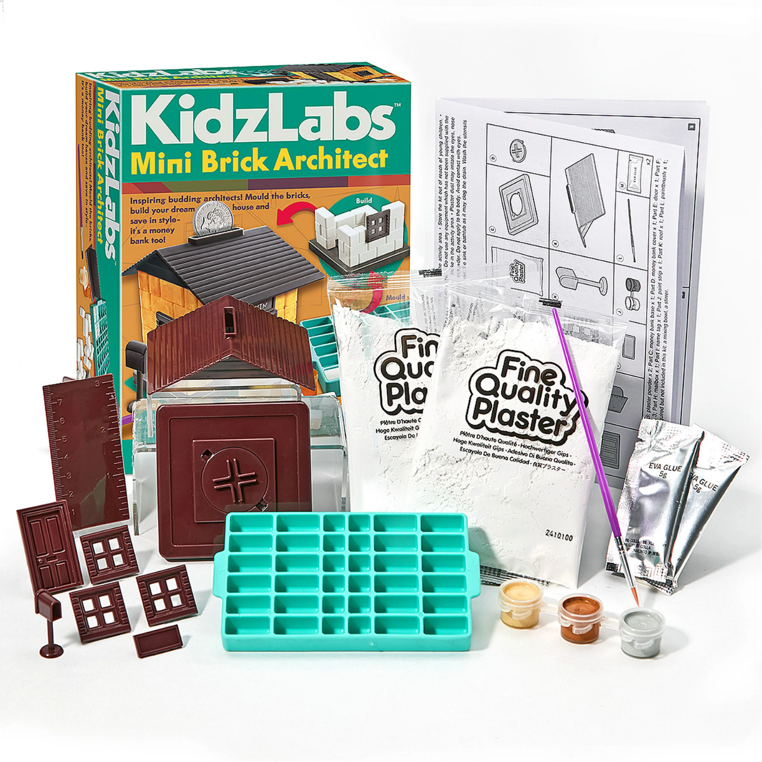 MOLDEA Y CREA UNA CASA DE ARQUITECTO CON MINI LADRILLOS - 1