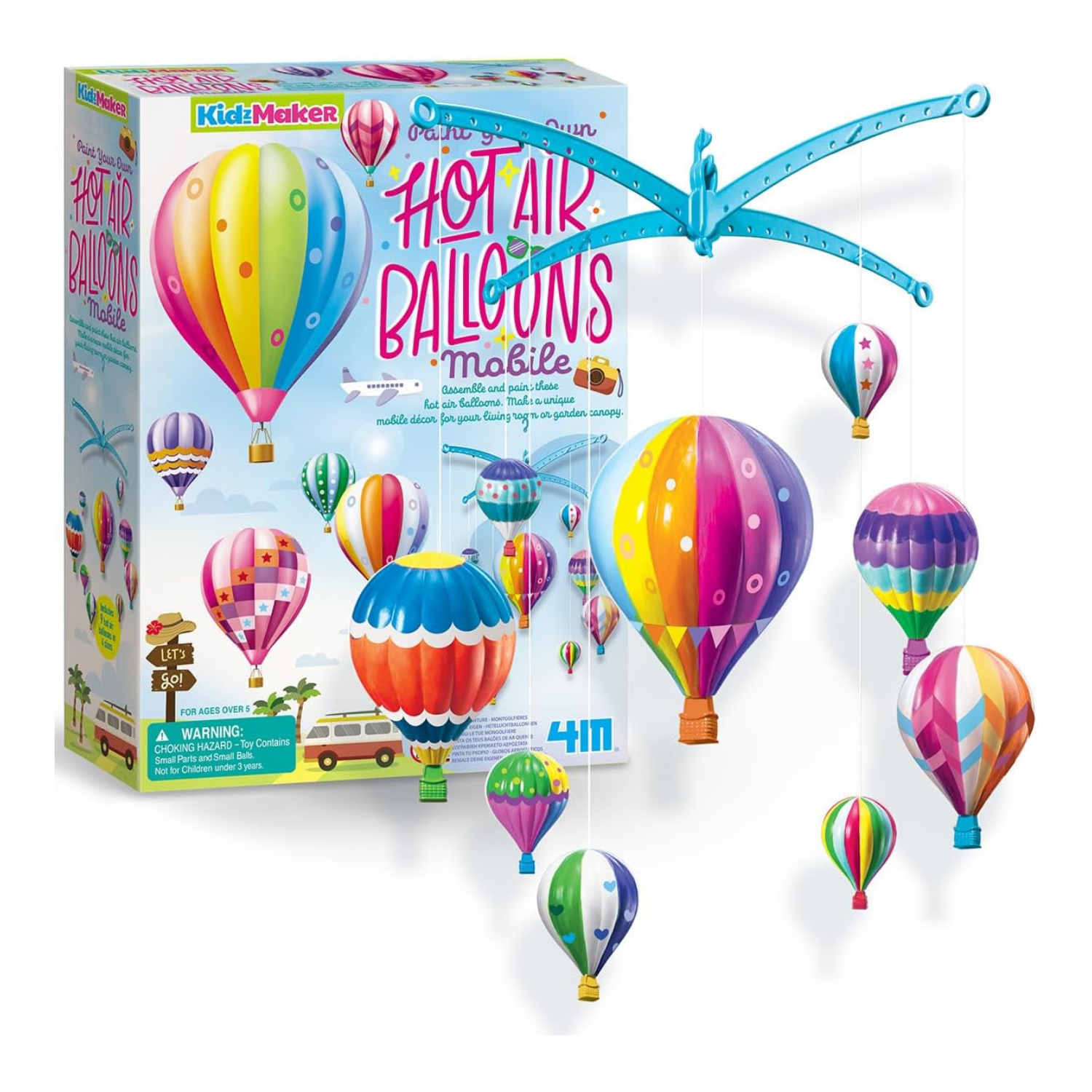 SET CREA UN MÓBIL MODELO GLOBOS AEROSTÁTICOS DIY - 1