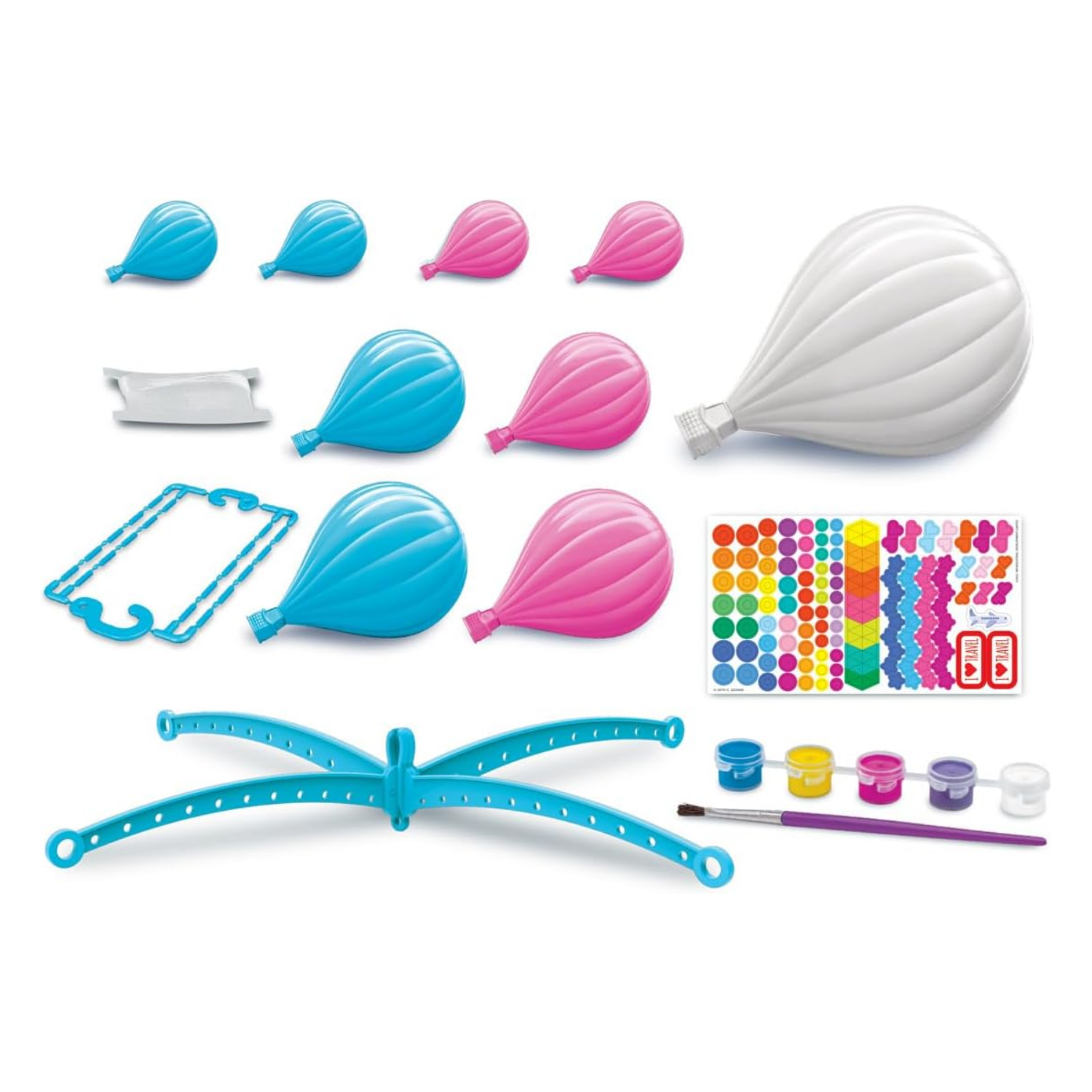 SET CREA UN MÓBIL MODELO GLOBOS AEROSTÁTICOS DIY - 2
