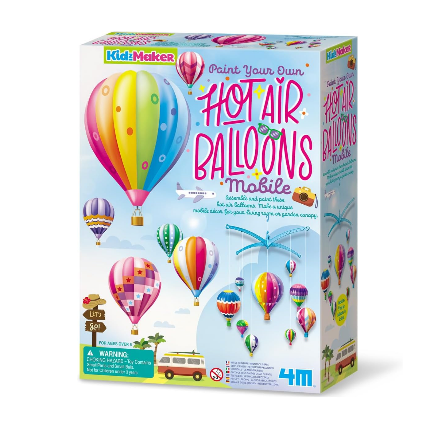 SET CREA UN MÓBIL MODELO GLOBOS AEROSTÁTICOS DIY - 3