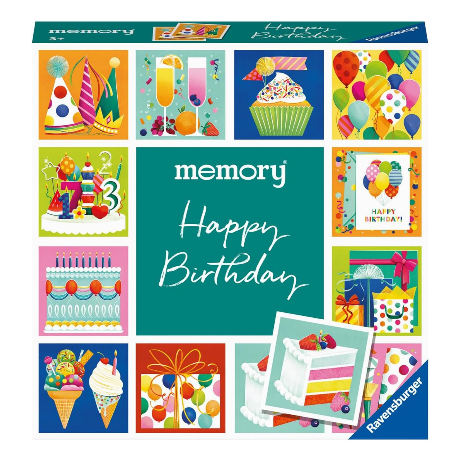 JUEGO MEMORIA FELIZ CUMPLEAÑOS 48 PIEZAS - 2