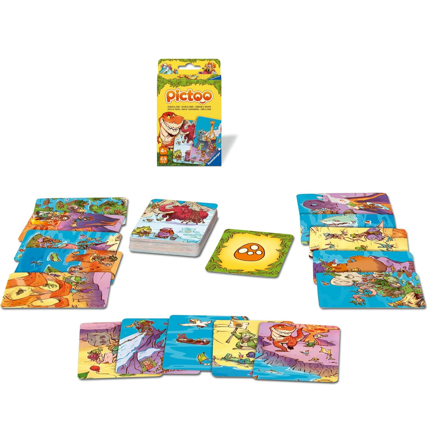 JUEGO DE CARTAS PICTOO DINOSAURIOS - 2