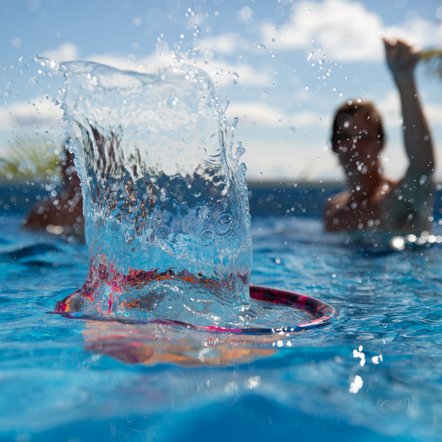 WABOBA SET DE ARO CON PELOTAS PARA ENCESTAR EN PISCINA DUNK OR DIVE - 4