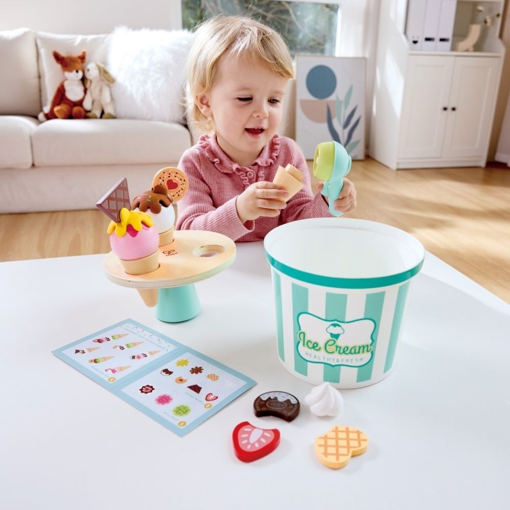 SET SIRVE Y EXHIBE HELADOS 19 PIEZAS - 4