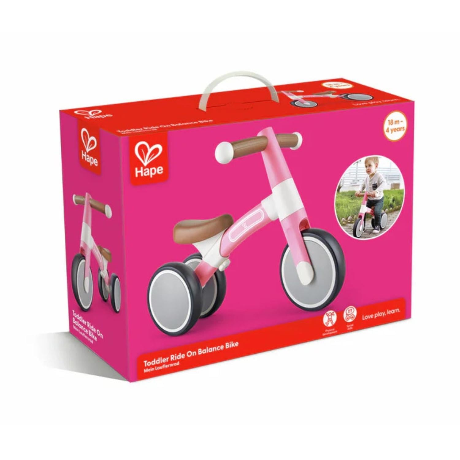 MI PRIMERA BICICLETA DE EQUILIBRIO COLOR ROSA - 4