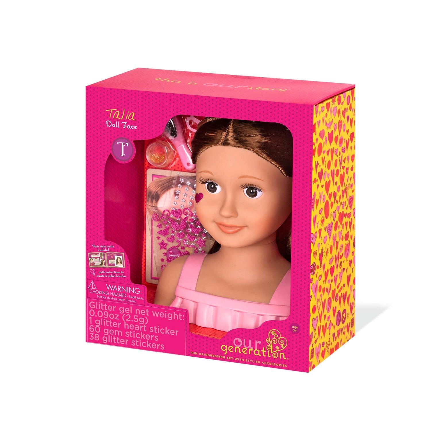 CABEZA DE MUÑECA PARA PEINAR TALIA CON ACCESORIOS - 2