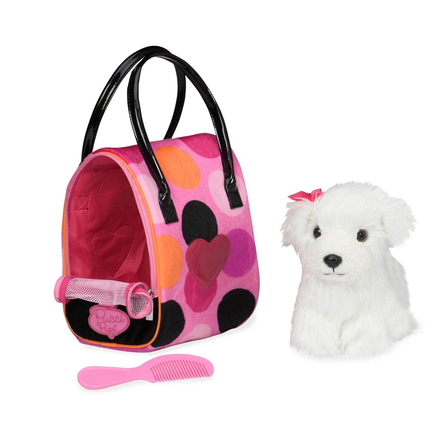 PUCCI PUPS PERRO BICHON FRISE CON CARTERA DE PUNTOS - 2
