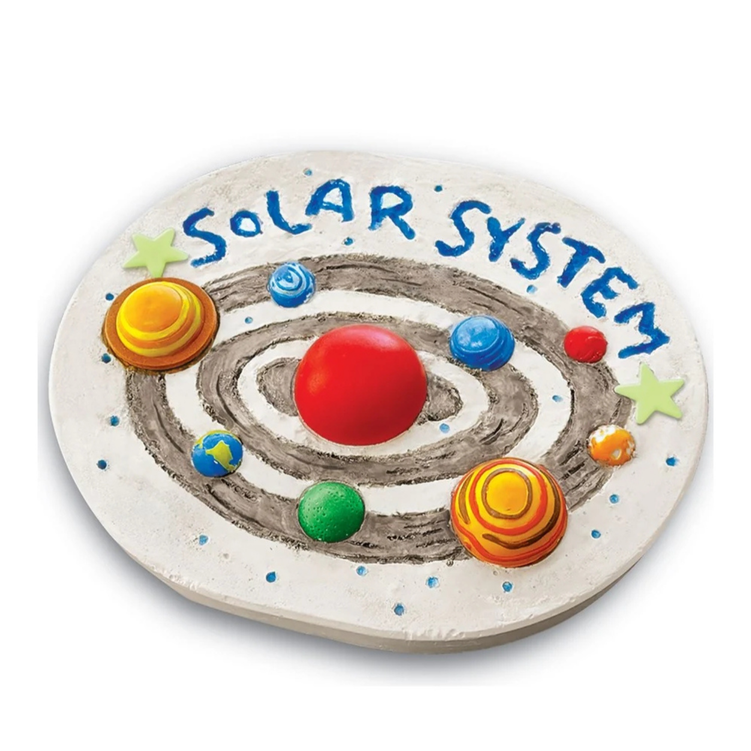 MOLDEA Y PINTA FIGURA PIEDRA DEL SISTEMA SOLAR DIY - 2