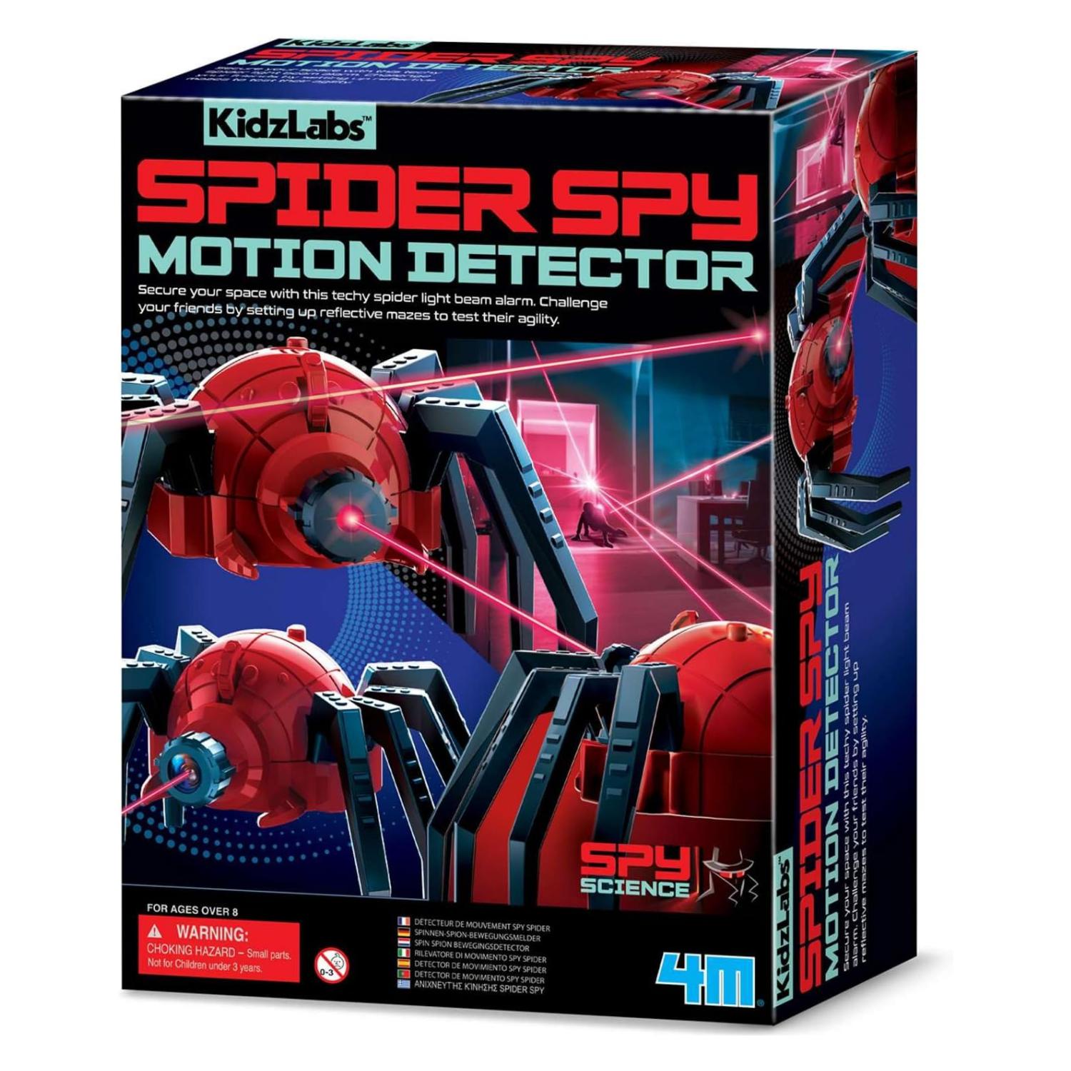 SET DE ROBÓTICA ARMA UN DETECTOR DE MOVIMIENTO ESPÍA MODELO ARAÑA - 1