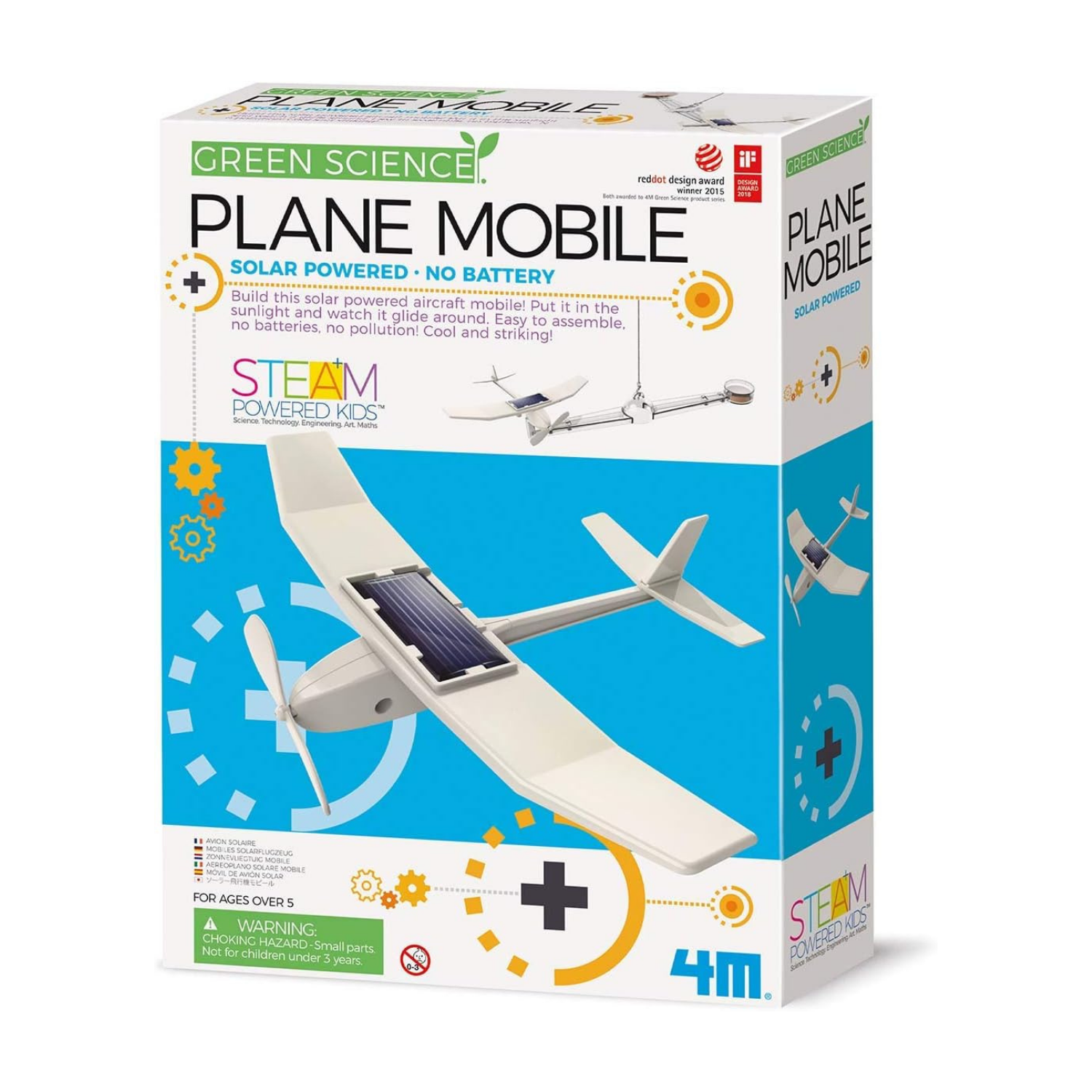 SET DE ROBÓTICA ARMA UN AVIÓN DE ENERGÍA SOLAR - 1