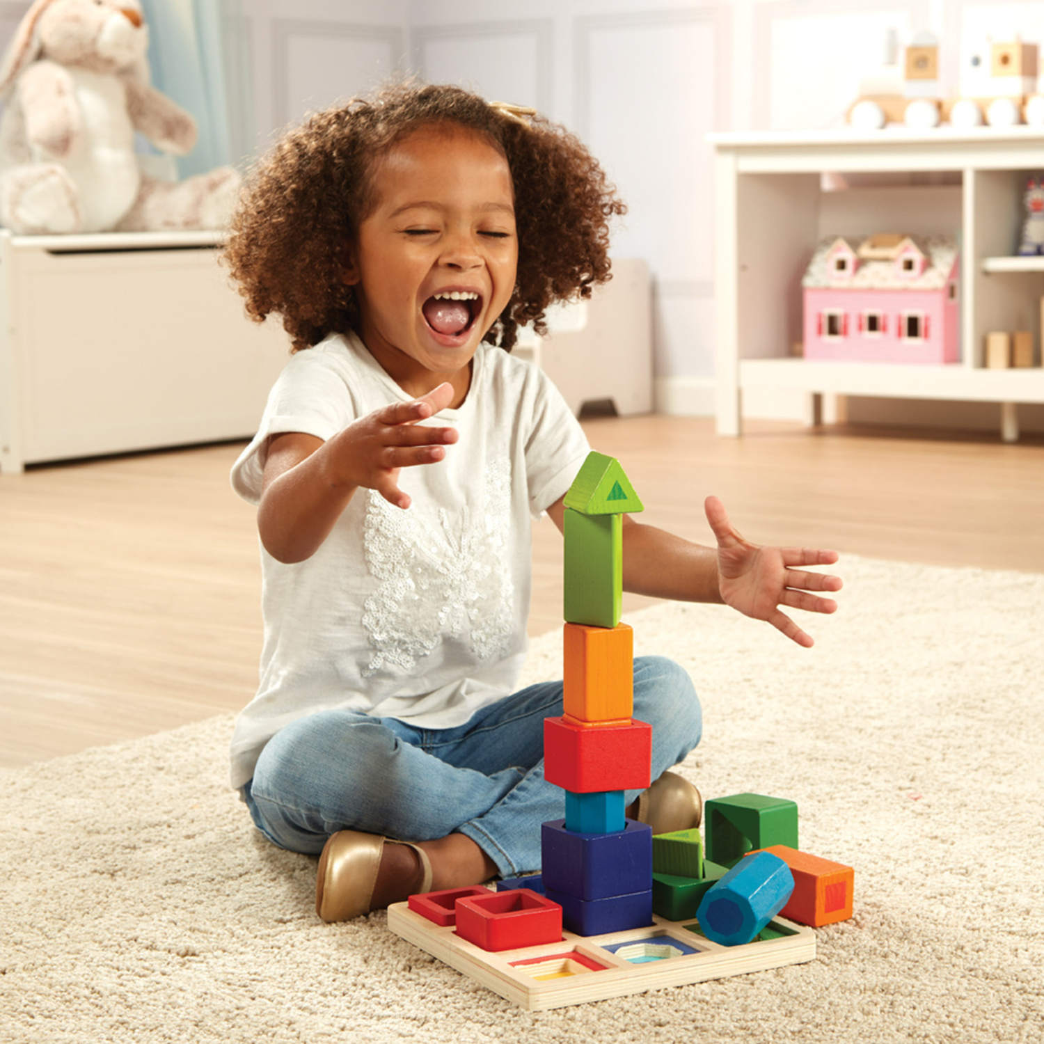 SHAPE SEQUENCE SORTING SET,MULTI COLOR - 5