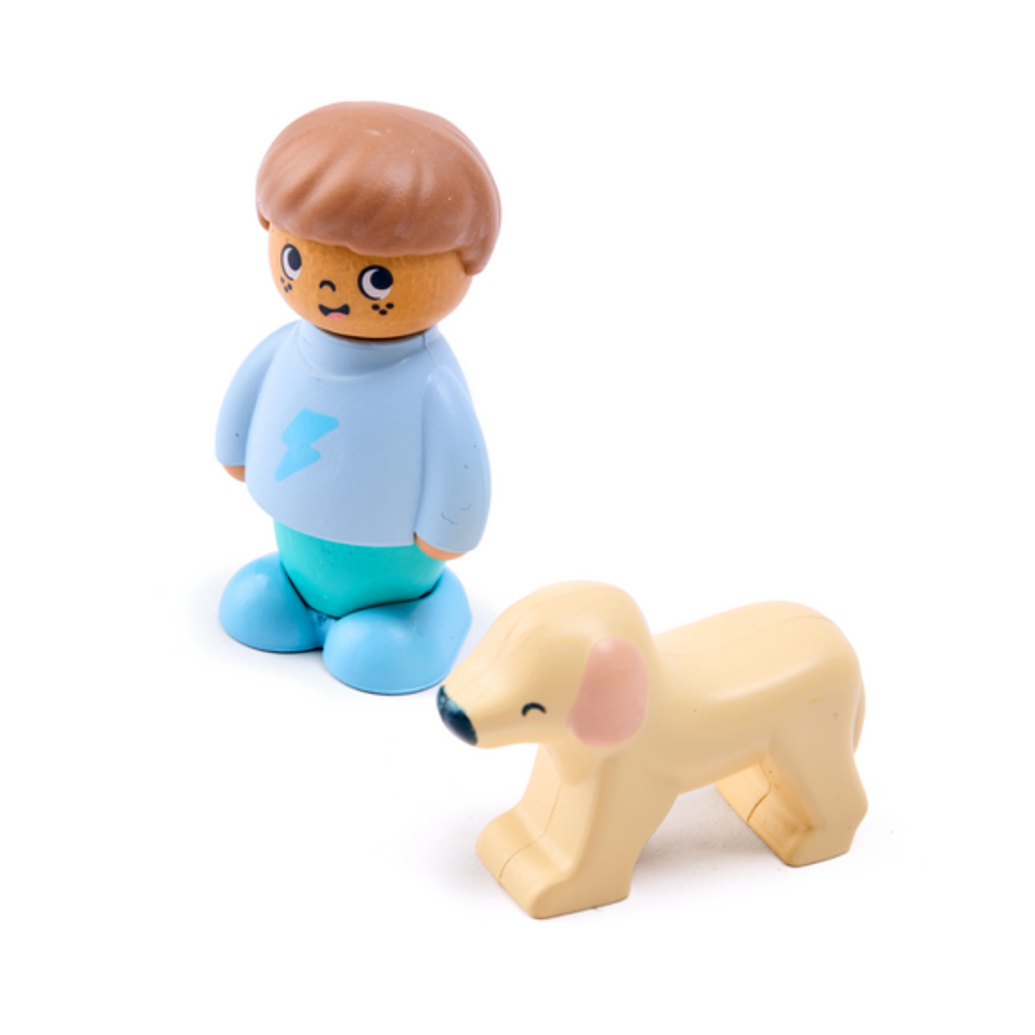 HAPELAND SET NIÑO Y PERRITO DE MADERA + CUENTO - 3