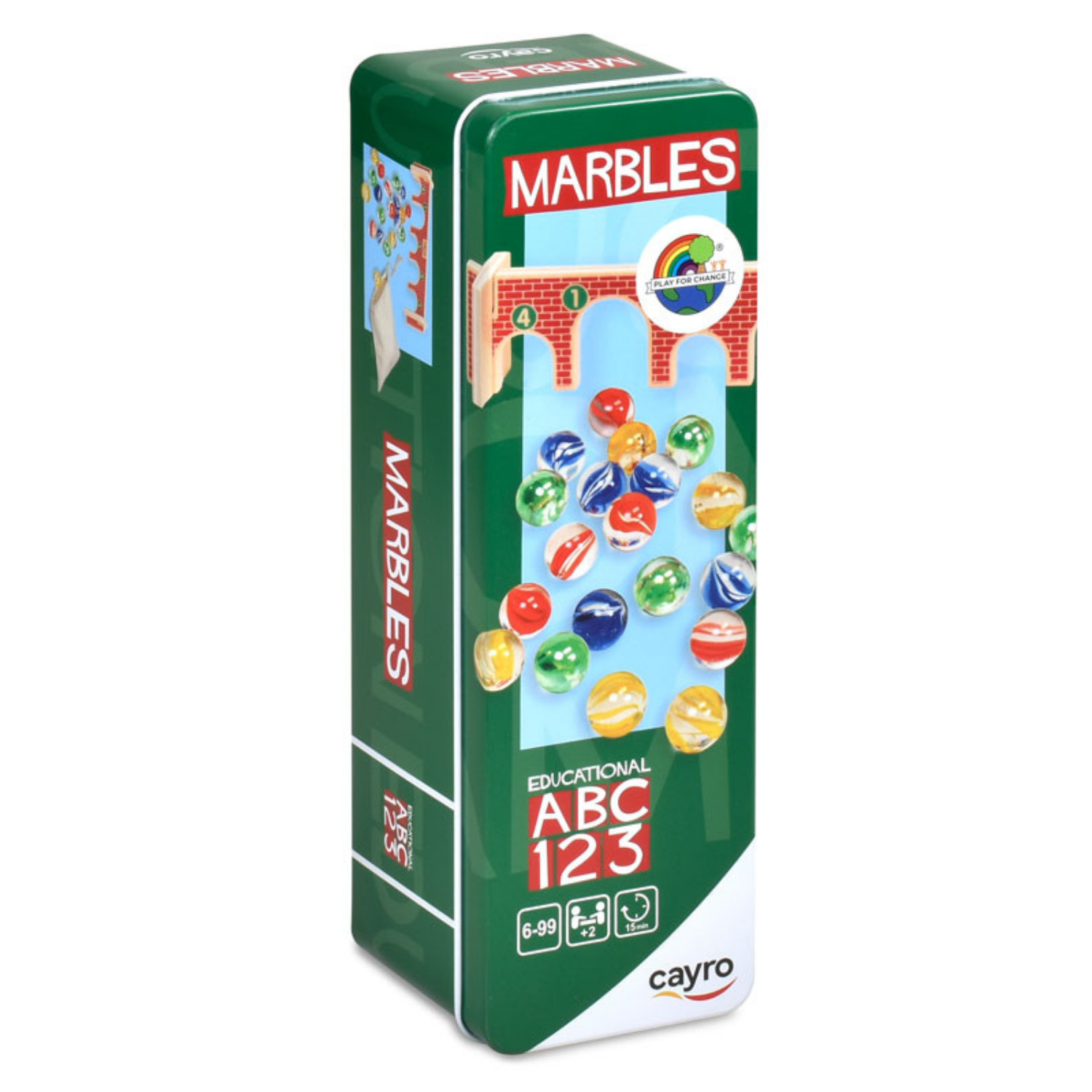 JUEGO DE CANICAS EN CAJA DE METAL TRAVEL SIZE - 1
