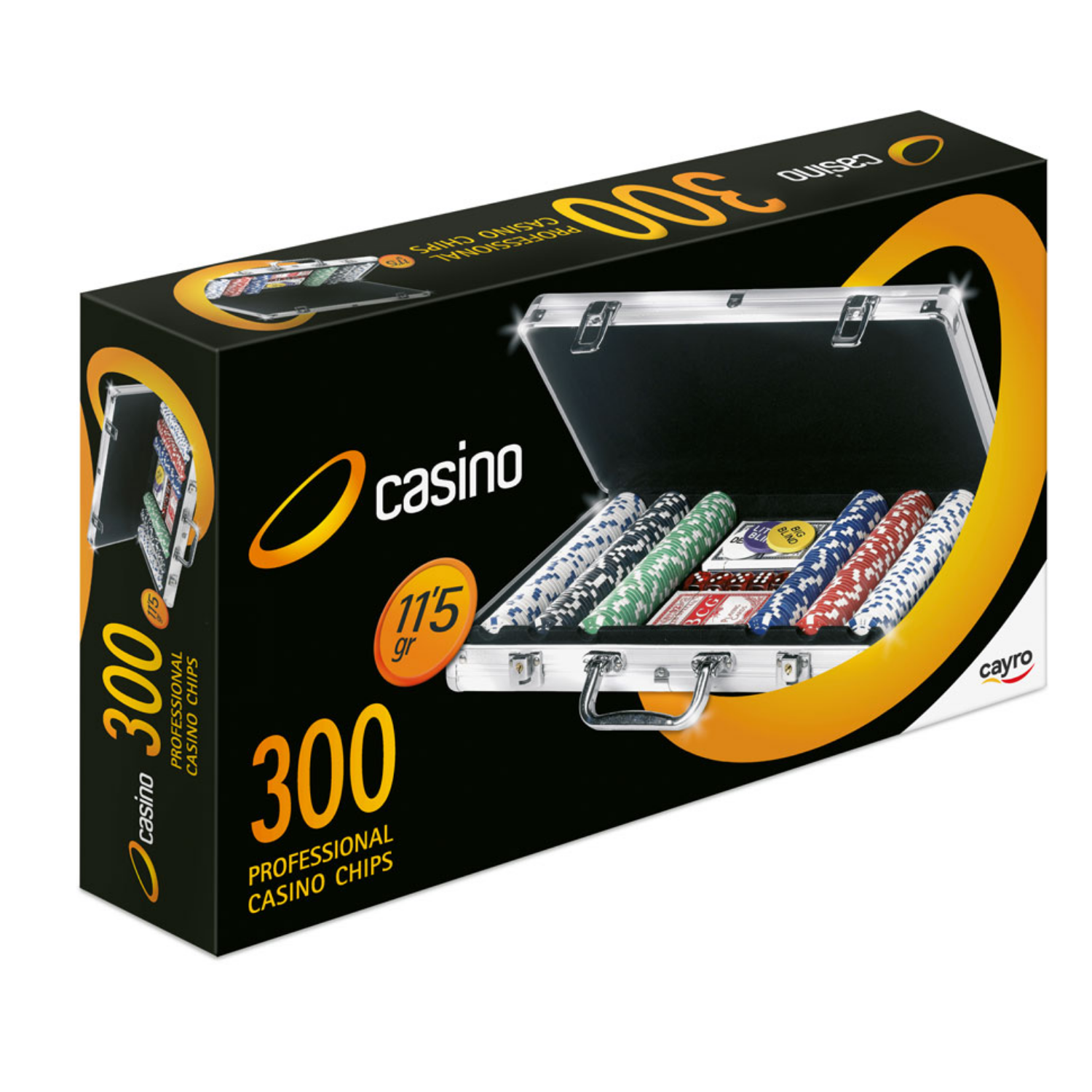 MALETÍN DE PÓKER 300 FICHAS - 1