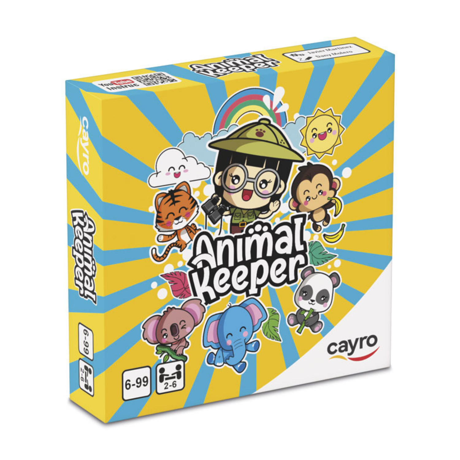JUEGO DE CARTAS ANIMAL KEEPER VERSIÓN MINI TRAVEL SIZE - 1