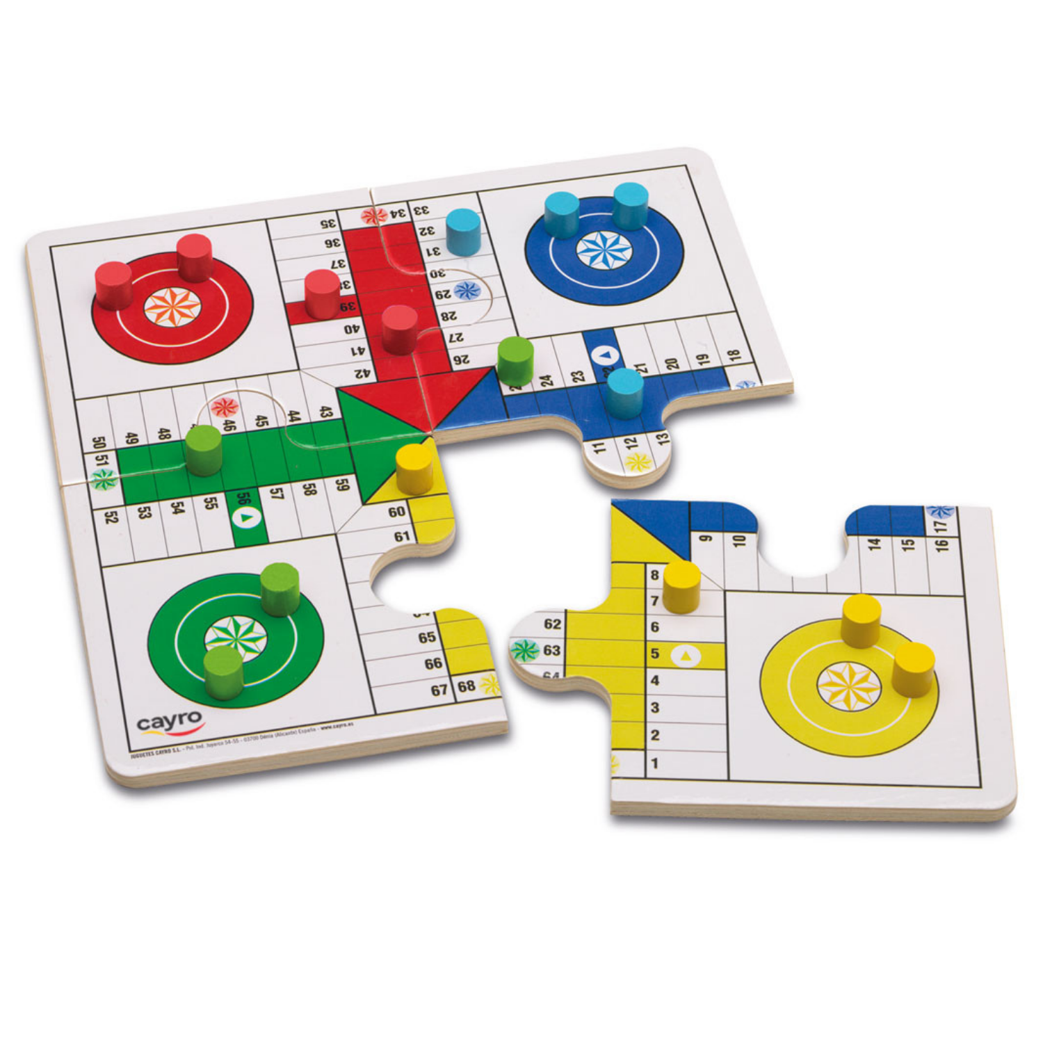 JUEGO LUDO PARCHÍS OCA EN CAJA DE METAL TRAVEL SIZE - 2