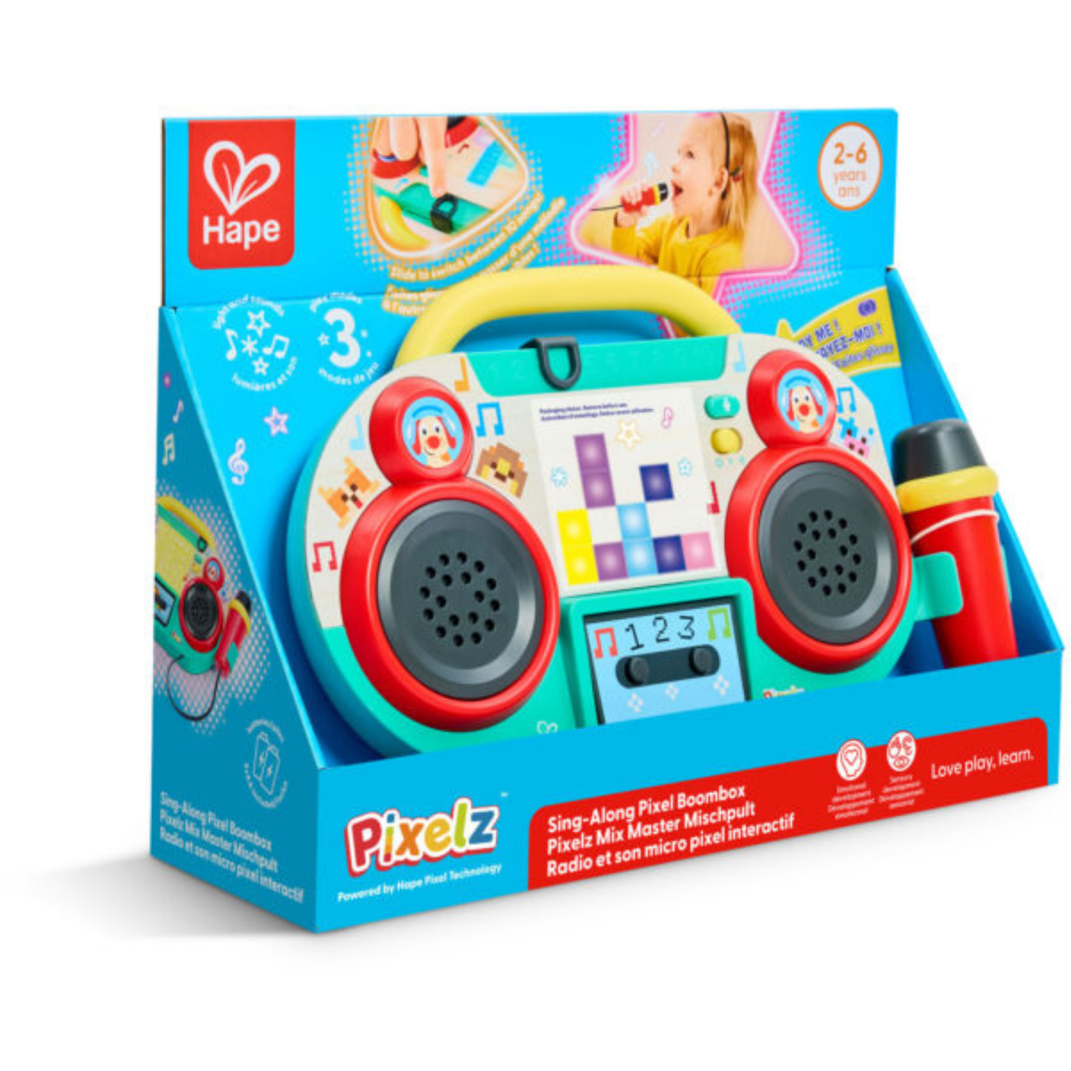 RADIO CON MICRÓFONO INTERACTIVO PIXELZ PLAY ESSENTIALS - 2