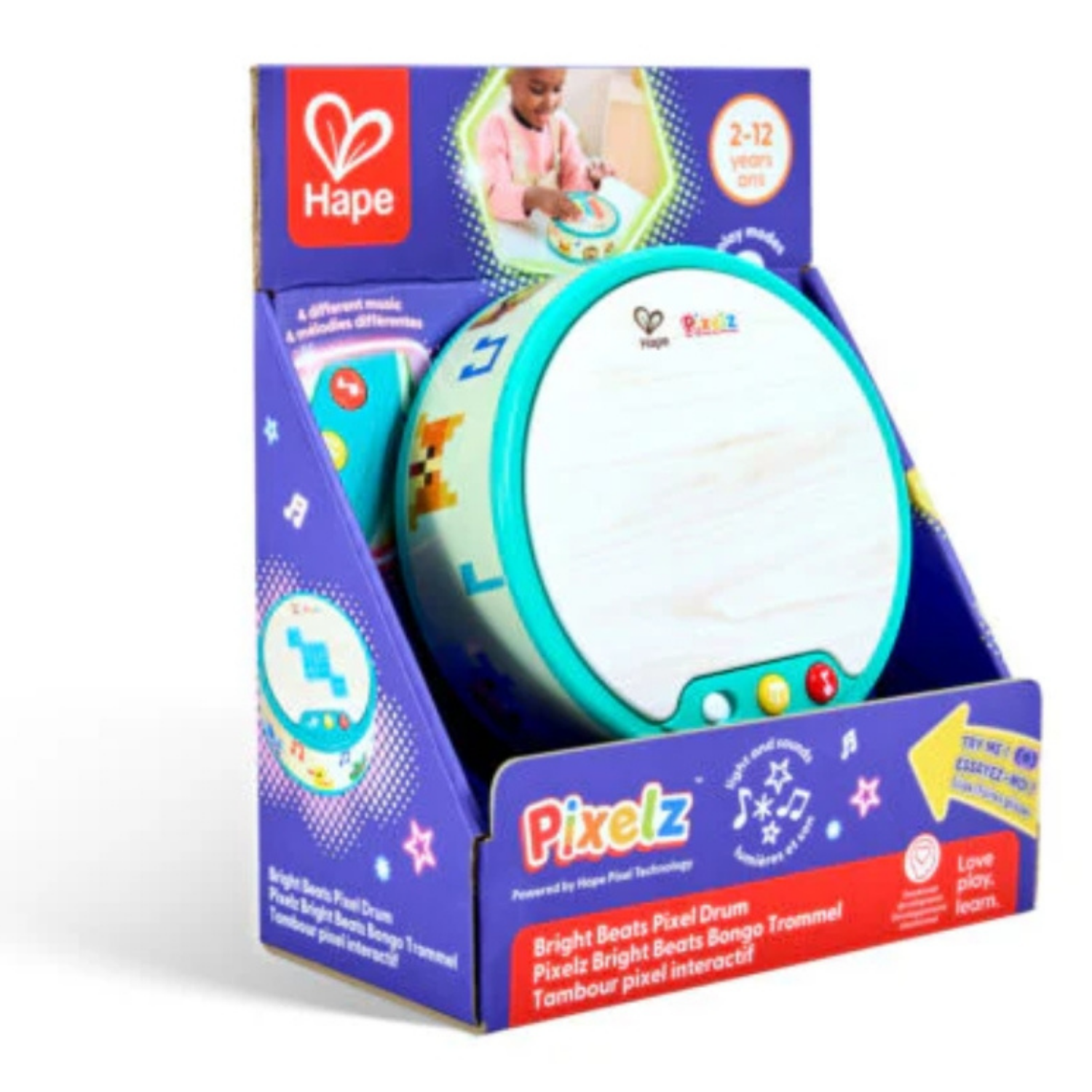 TAMBOR INTERACTIVO DE MADERA PIXELZ PLAY ESSENTIALS - 2