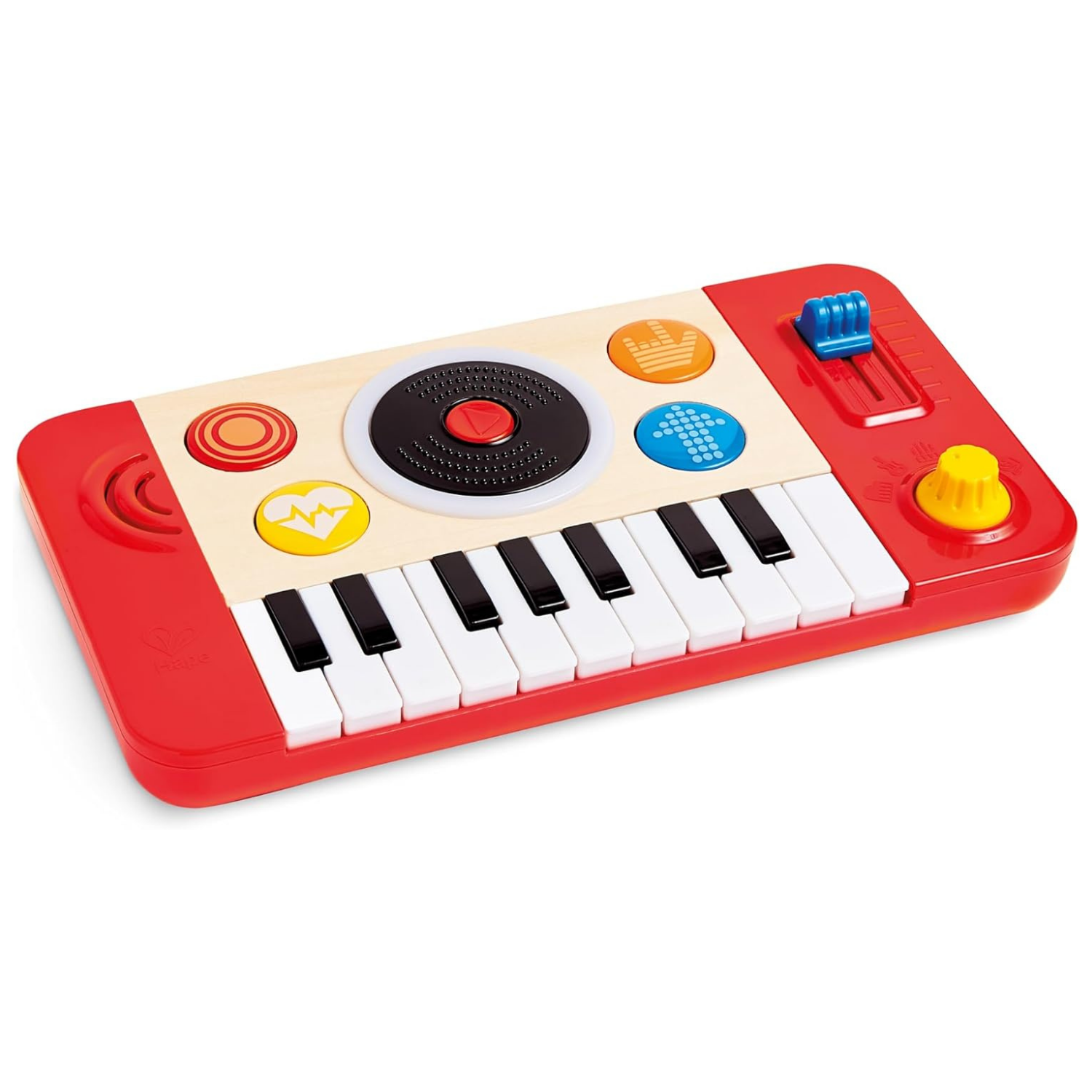 CONSOLA DE DJ DE MADERA INTERACTIVA - 1