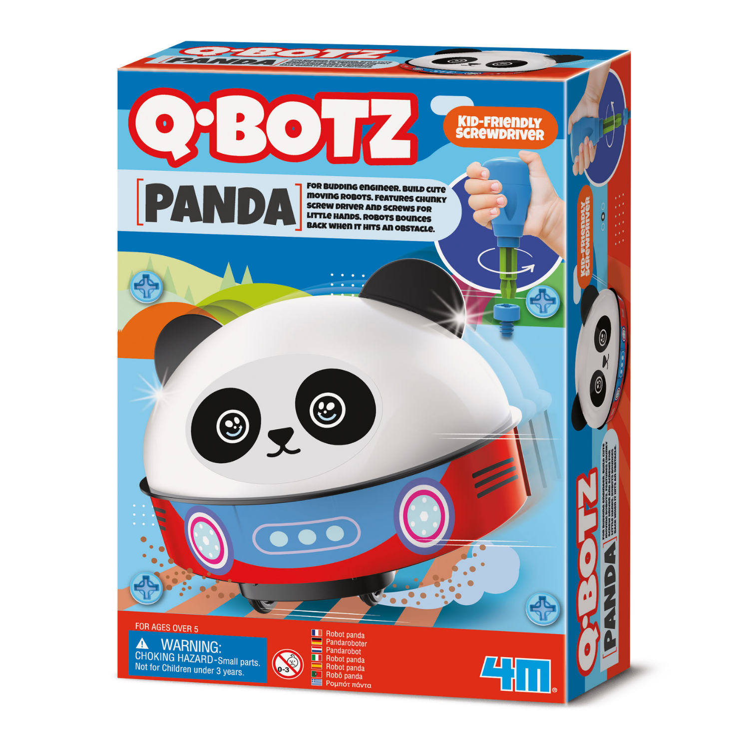SET DE ROBÓTICA ARMA UN ROBOT DE OSO PANDA Q.BOTZ - 1