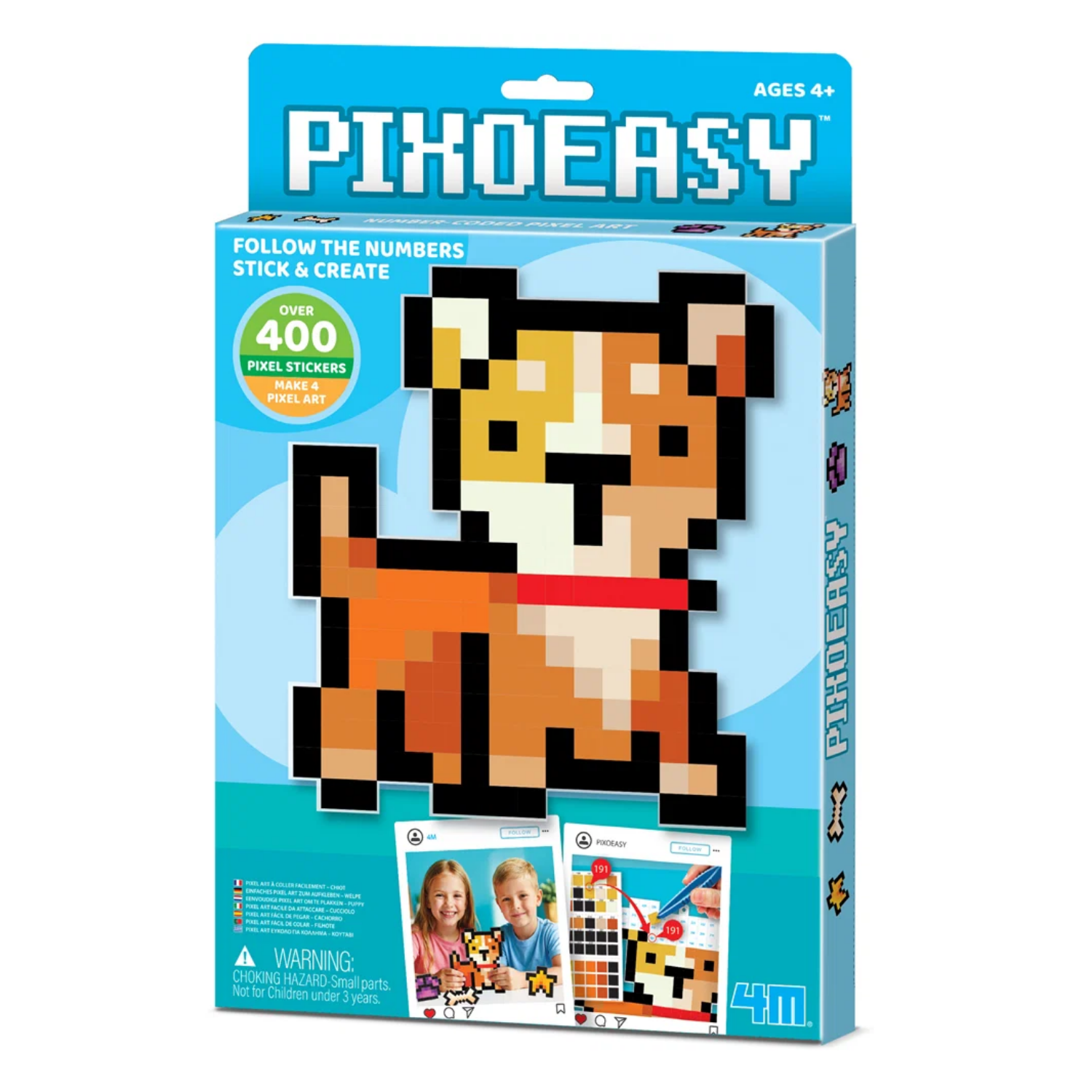 SET CREA FIGURAS CON STICKERS MODELO PERRO PIXOEASY - 1