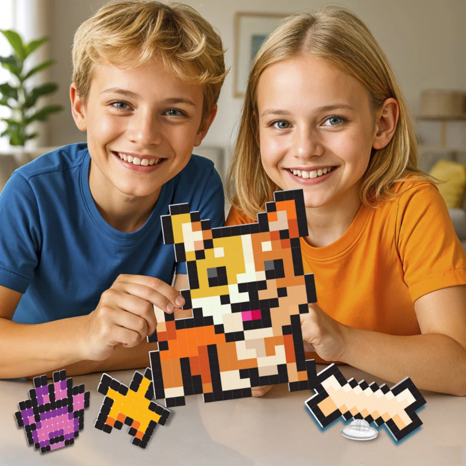 SET CREA FIGURAS CON STICKERS MODELO PERRO PIXOEASY - 3