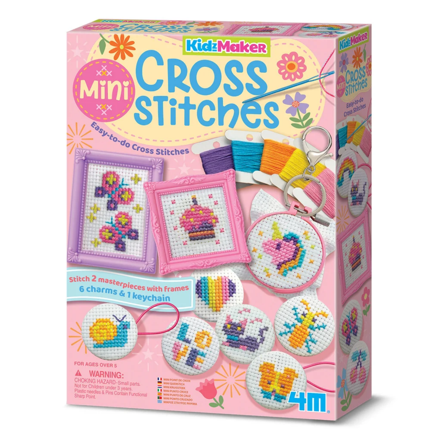 SET APRENDE A BORDAR PUNTO CRUZ MINI - 1