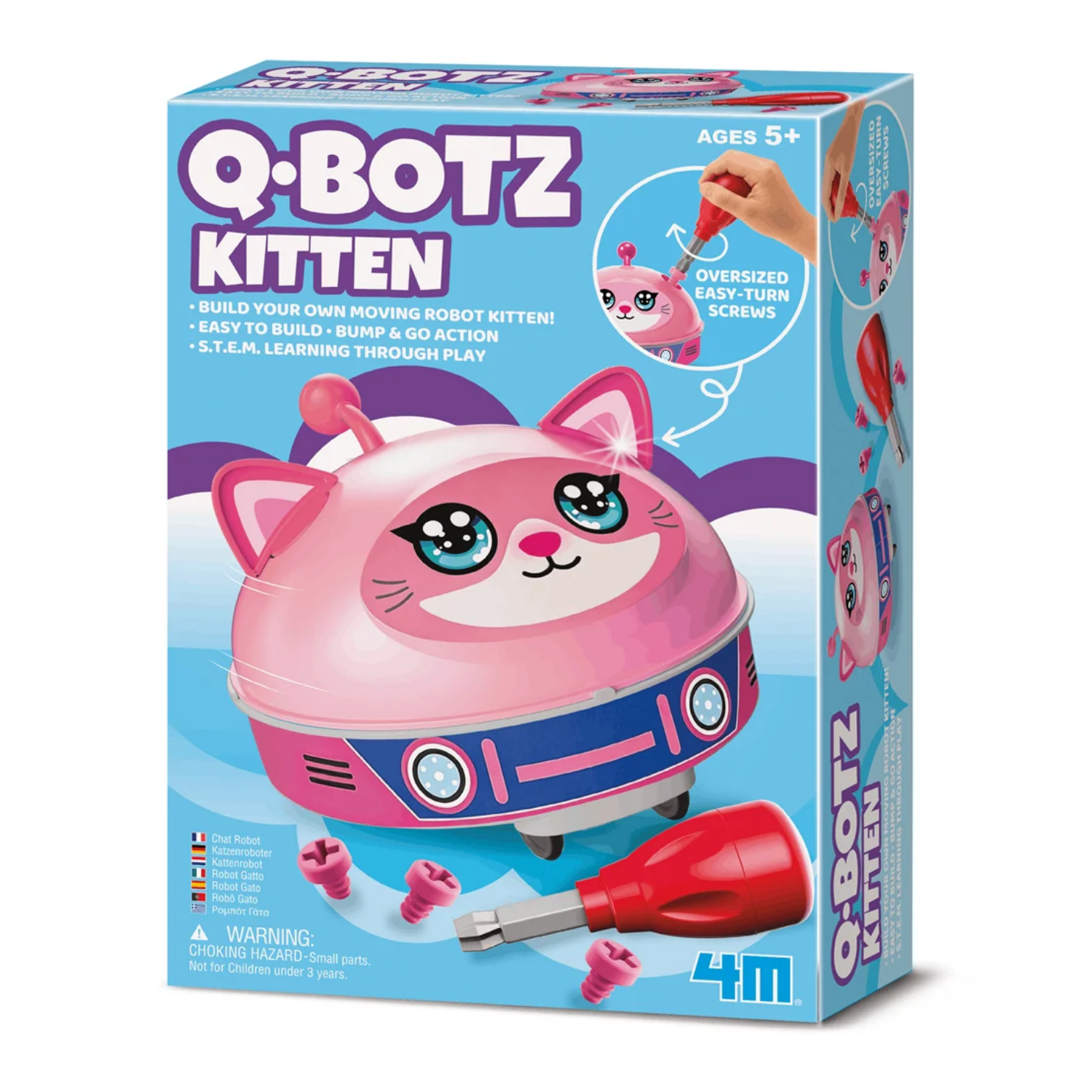 SET DE ROBÓTICA ARMA UN ROBOT DE GATO Q.BOTZ - 1