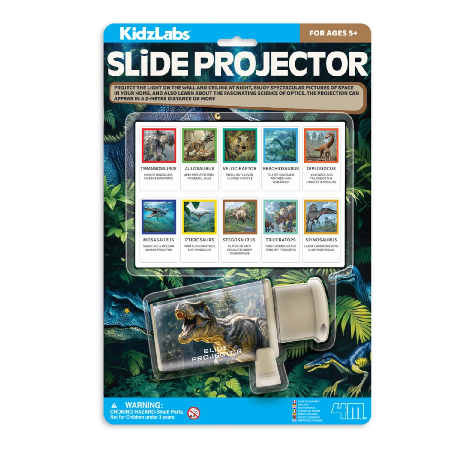 PROYECTOR MINI DE IMÁGENES MODELO DINOSAURIOS - 1
