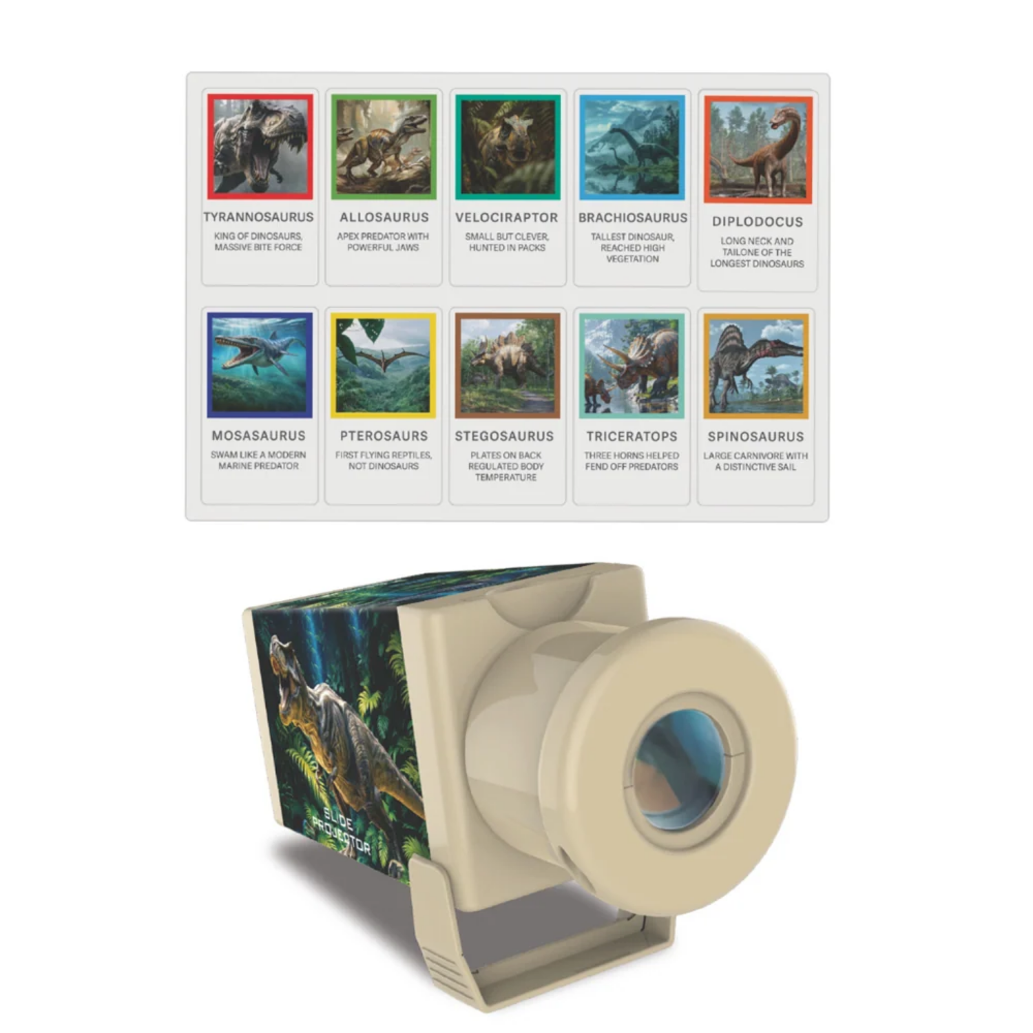 PROYECTOR MINI DE IMÁGENES MODELO DINOSAURIOS - 2