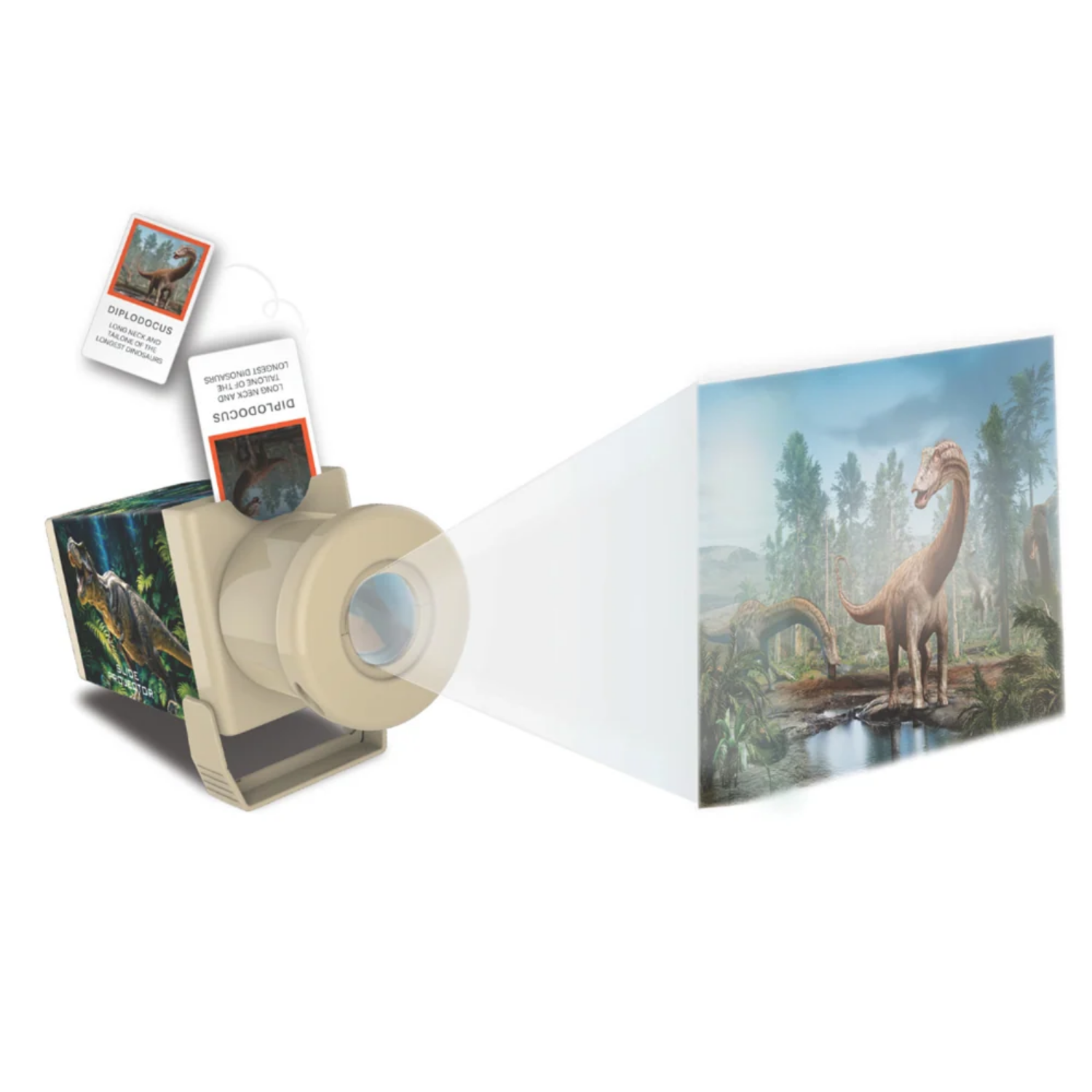 PROYECTOR MINI DE IMÁGENES MODELO DINOSAURIOS - 3