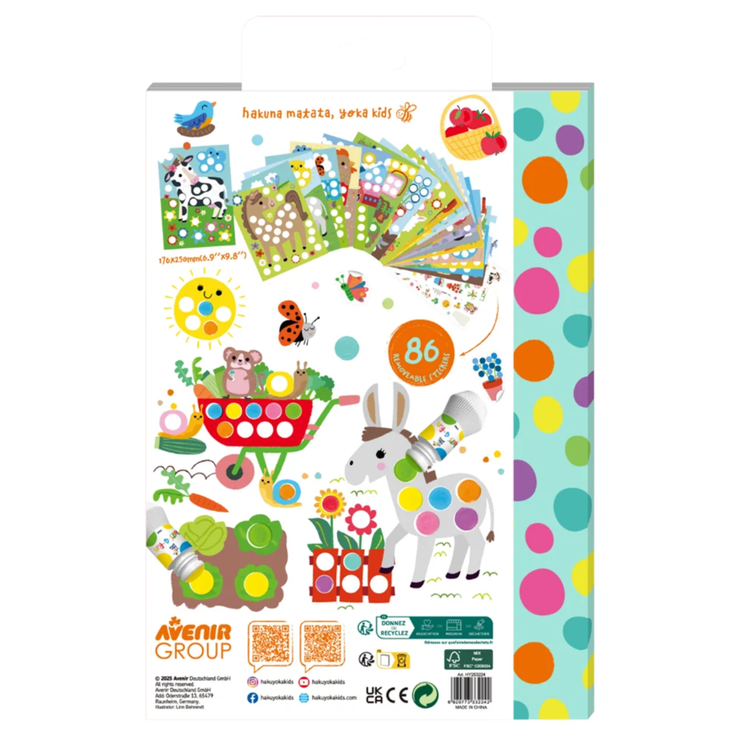 LIBRO PARA COLOREAR POR PUNTOS MODELO GRANJA 20 PÁGINAS - 2