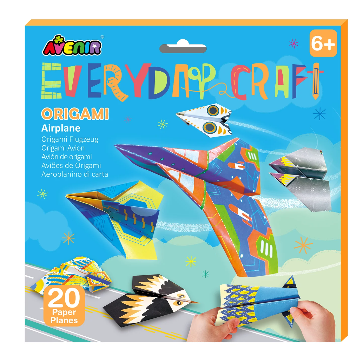 SET CREA AVIONES DE ORIGAMI 20 UNIDADES - 1