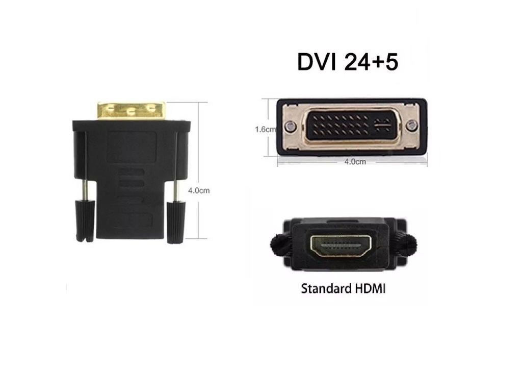CONECTOR DVI MACHO 24+5 A HDMI - 2