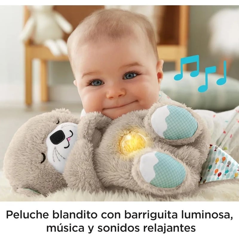 PELUCHE NUTRIA HORA DE DORMIR PARA BEBÉ FISHER-PRICE - 5