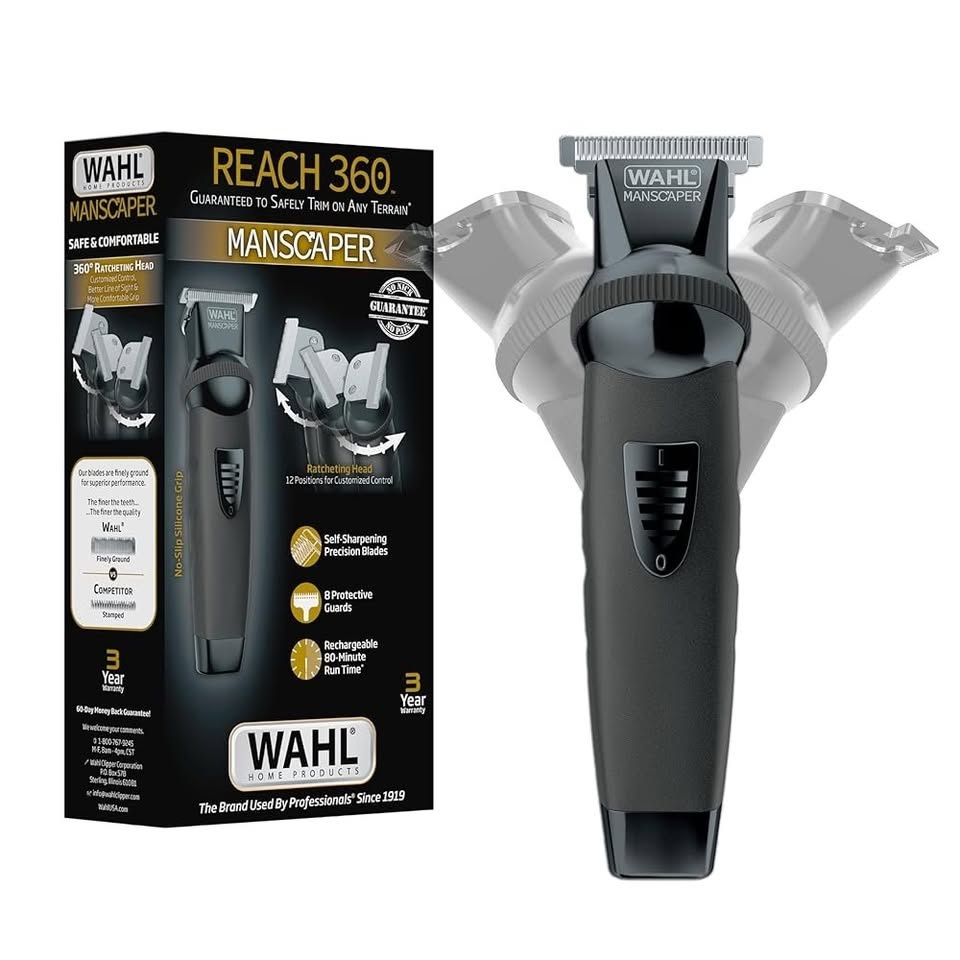 CORTADORA RASURADORA MANSCAPER 360 WAHL INALAMBRICA - 1