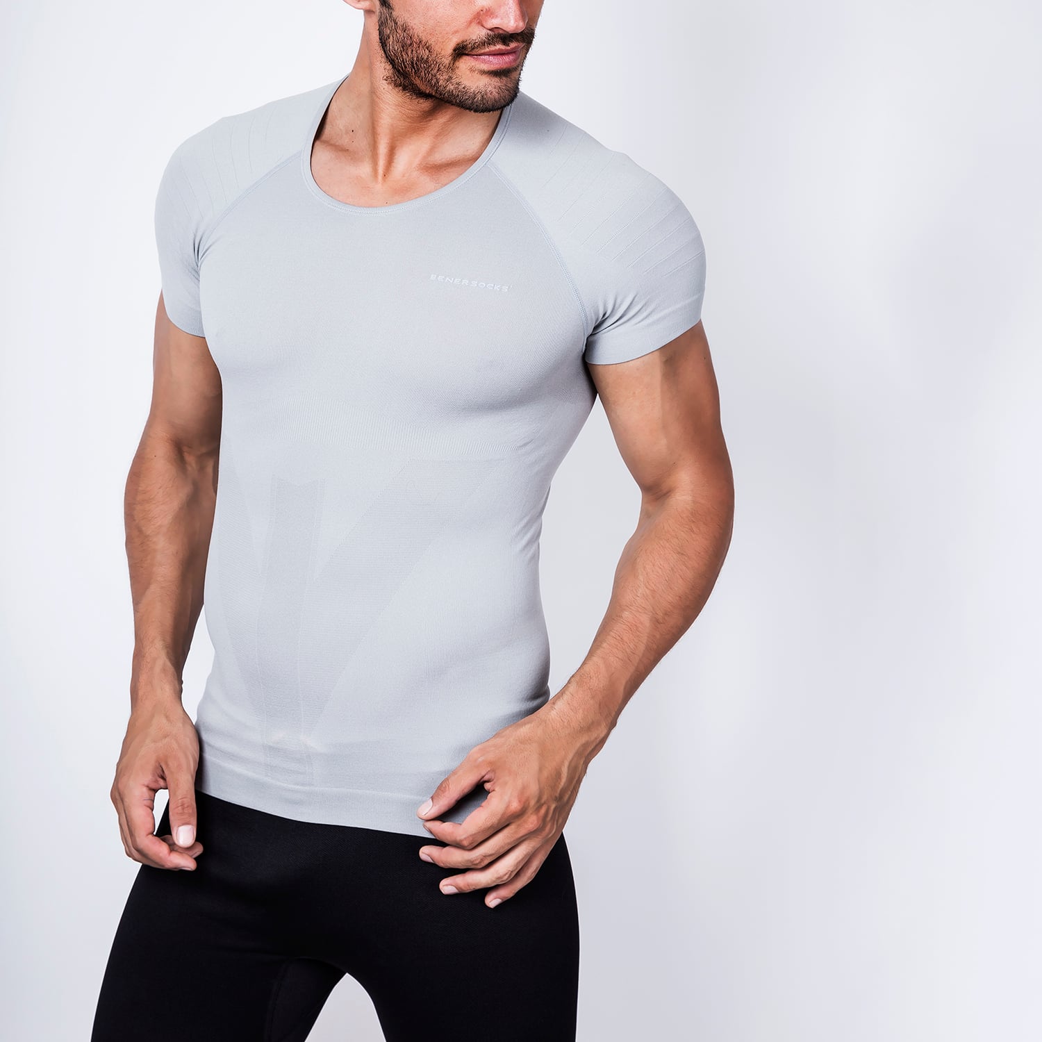 ENERSOCKS CAMISETA GRIS 93000 - 1