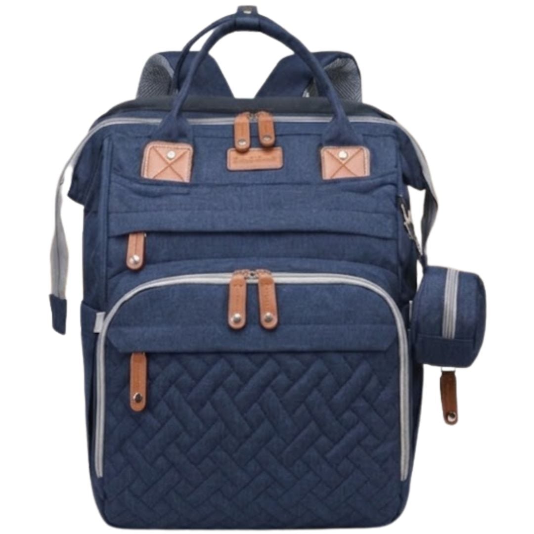 BOLSO PAÑALERO «THE BACK PACK»  EXCLUSIVA AZUL - 1
