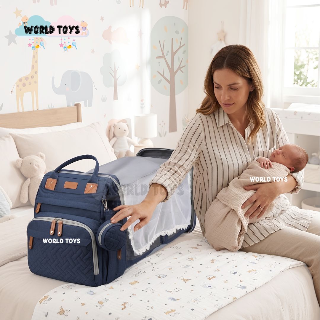 BOLSO PAÑALERO «THE BACK PACK»  EXCLUSIVA AZUL - 3